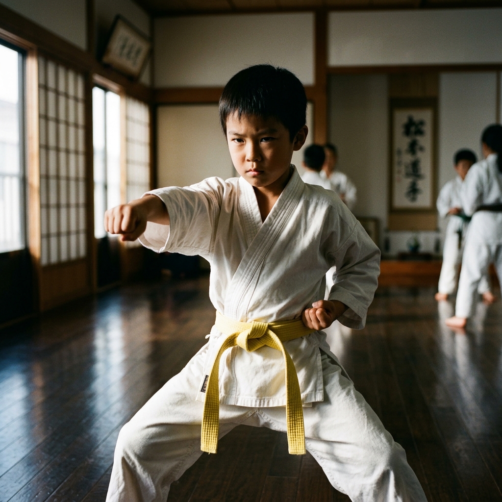 Karate training helps kids improve focus and discipline in Evans GA